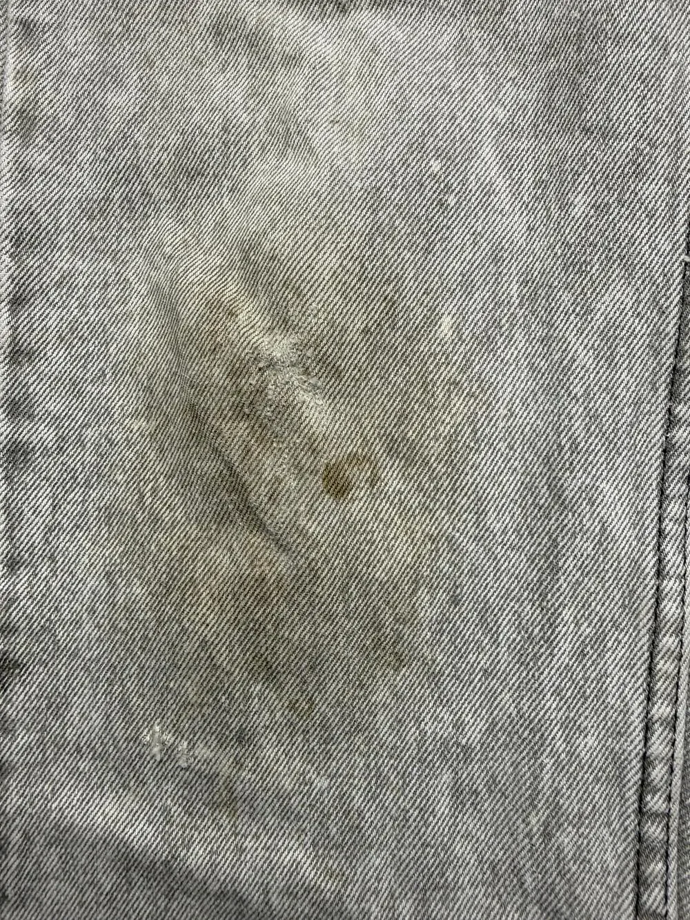 Vintage Levis Jeans Mens 32x32 Gray Acid Wash Denim Straight Distressed USA VTG